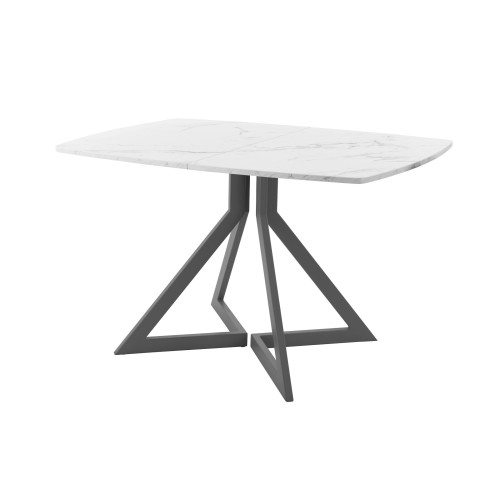 Обеденный стол AMC Elite (серии SLIM) / E20(1100) D6 (графит/Мрамор Кристалл)
