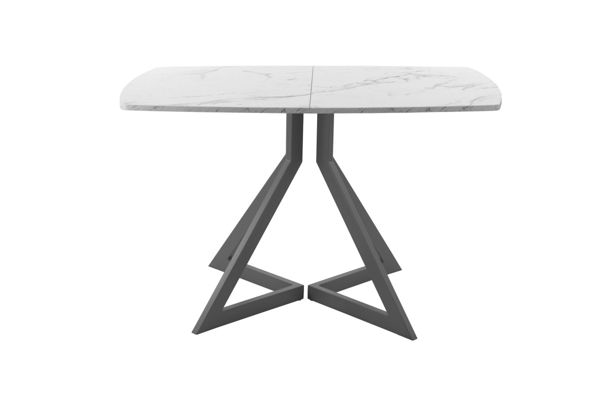 Обеденный стол AMC Elite (серии SLIM) / E20(1100) D6 (графит/Мрамор Кристалл)