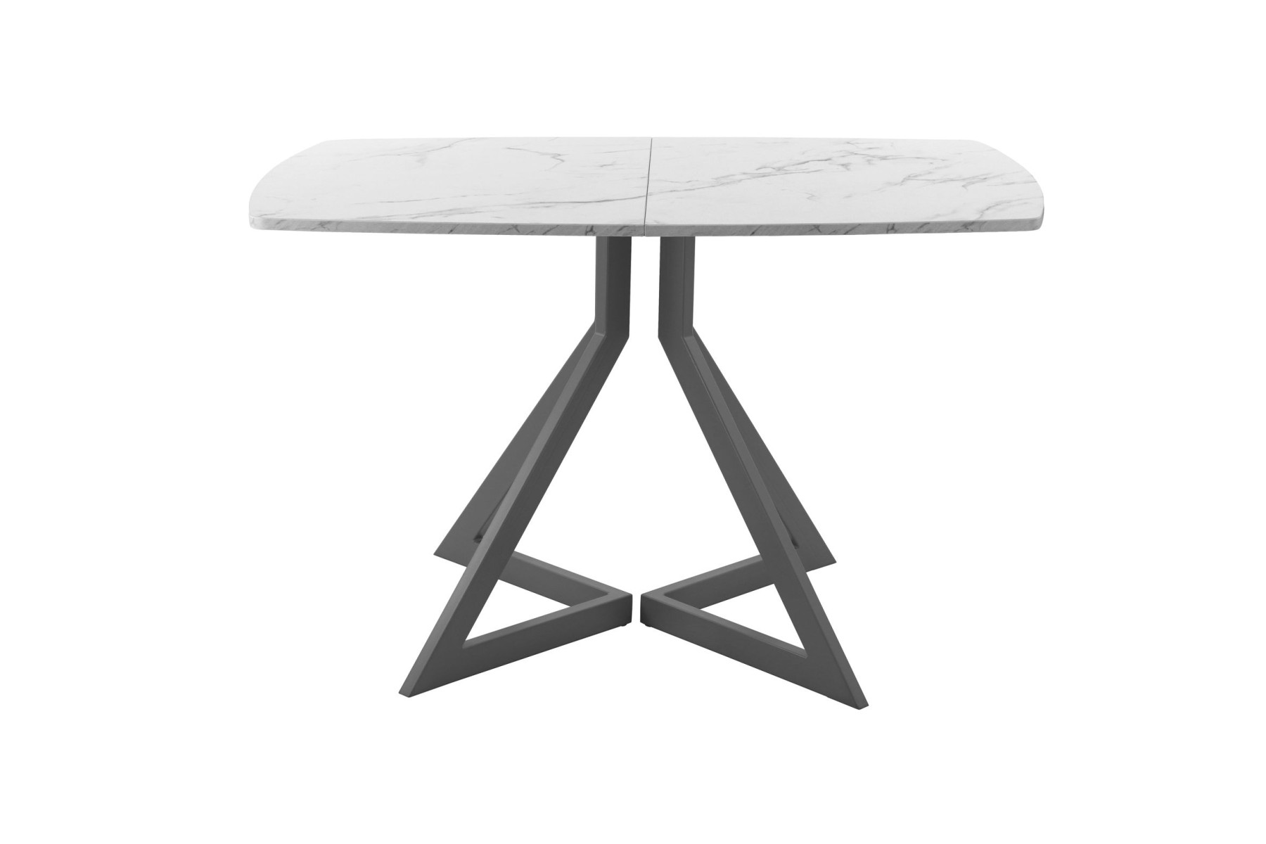 Обеденный стол AMC Elite (серии SLIM) / E20(1100) D6 (графит/Мрамор Кристалл)