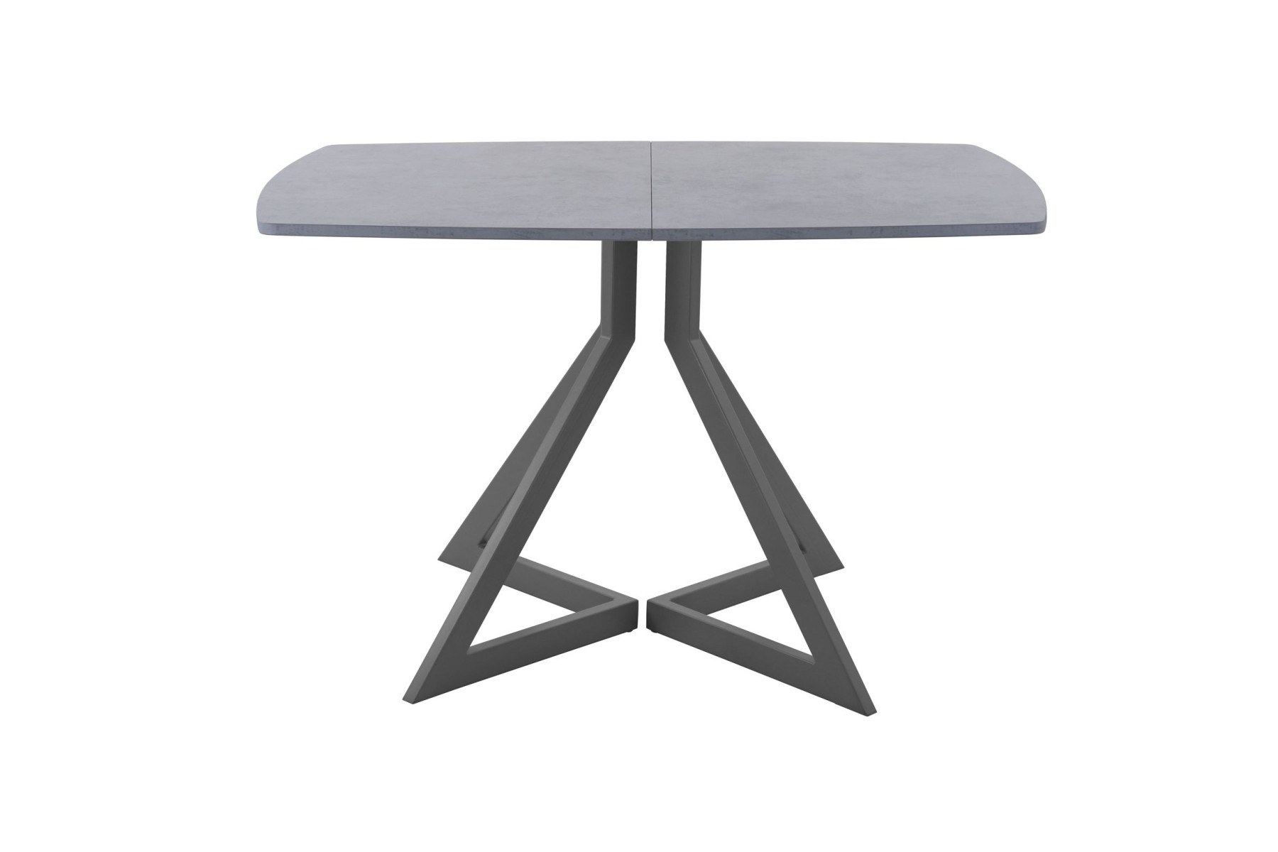 Обеденный стол AMC Elite (серии SLIM) / E20(1200) D6 (графит/Бетон Чикаго светло-серый)