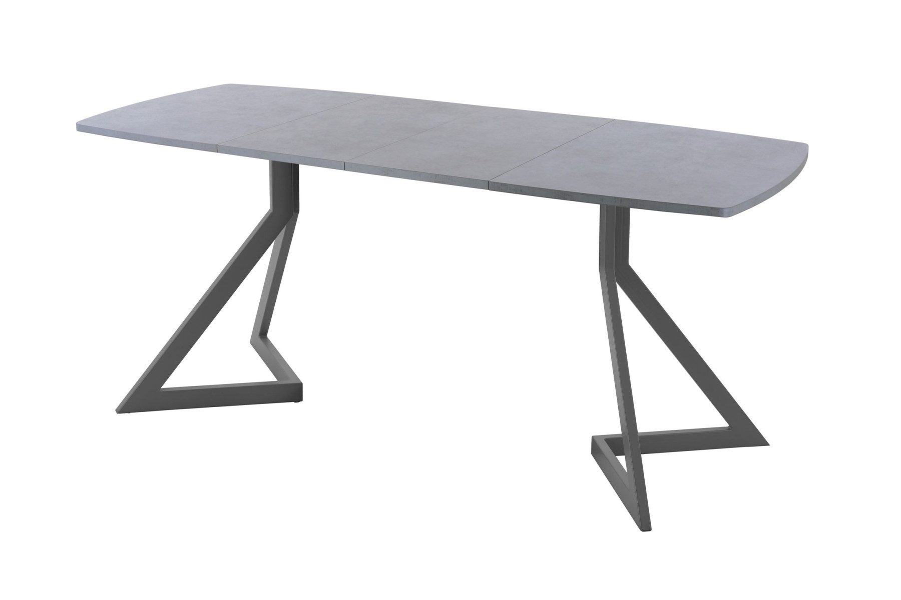 Обеденный стол AMC Elite (серии SLIM) / E20(1200) D6 (графит/Бетон Чикаго светло-серый)