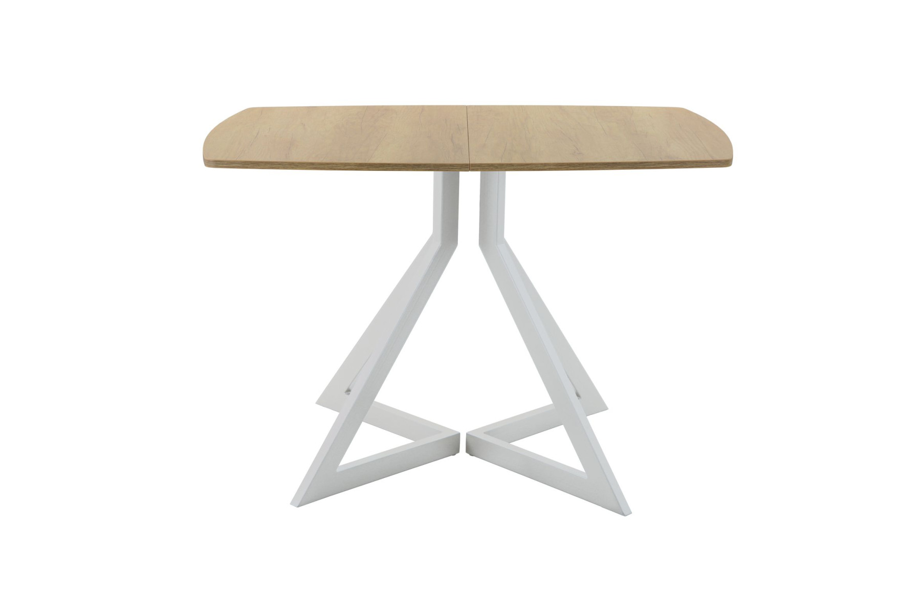 Обеденный стол AMC Elite (серии SLIM) / E20(1200) D6 (серебро/Дуб Небраска Натуральный)