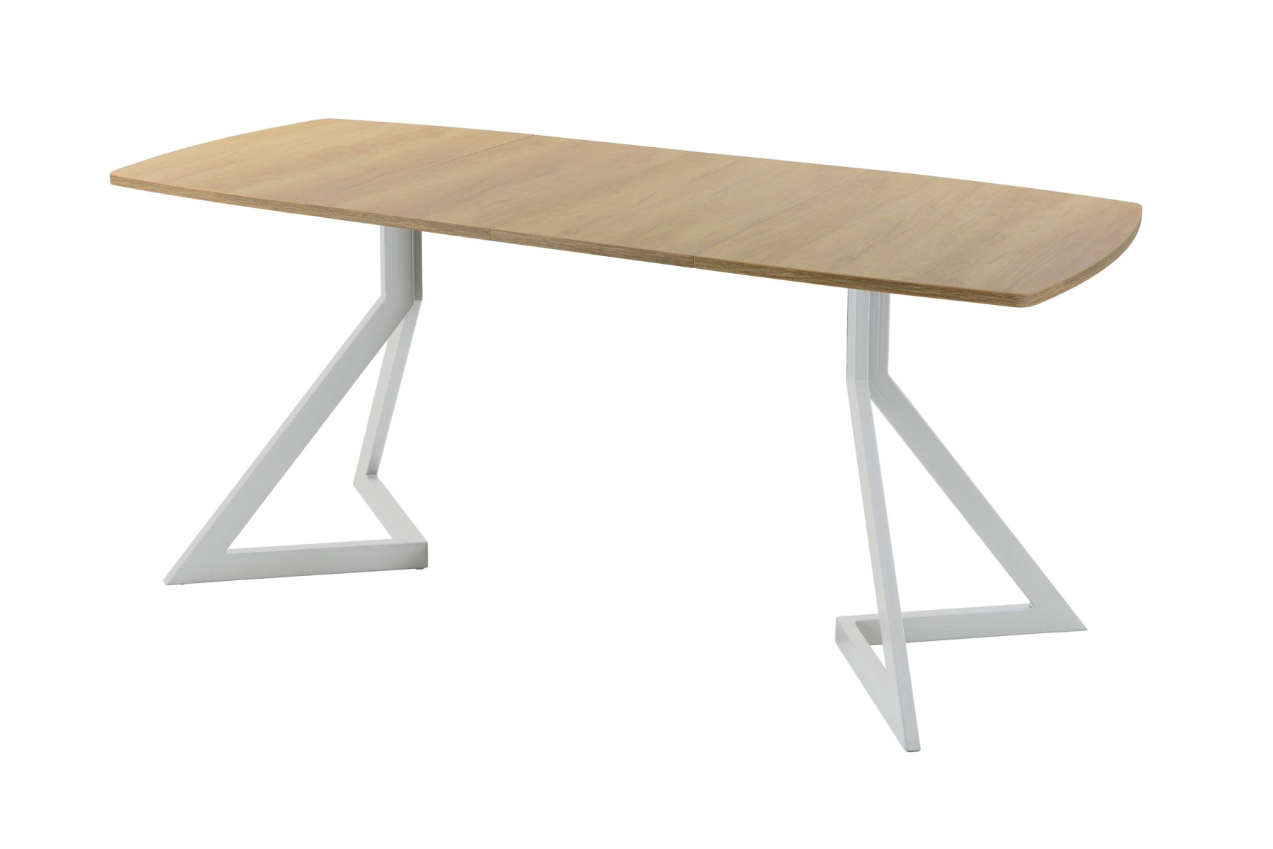 Обеденный стол AMC Elite (серии SLIM) / E20(1200) D6 (серебро/Дуб Небраска Натуральный)