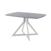 Обеденный стол AMC Elite (серии SLIM) / E20(1200) D6 (серебро/Бетон Чикаго светло-серый)