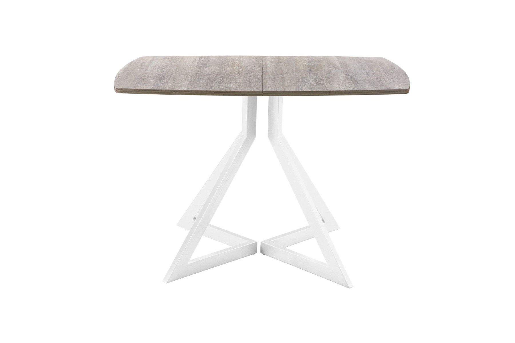 Обеденный стол AMC Elite (серии SLIM) / E20(1200) D6 (белый/Дуб Уайт-Ривер песочно-бежевый)