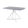 Обеденный стол AMC Elite (серии SLIM) / E20(1100) D6 (белый/Бетон Чикаго светло-серый)