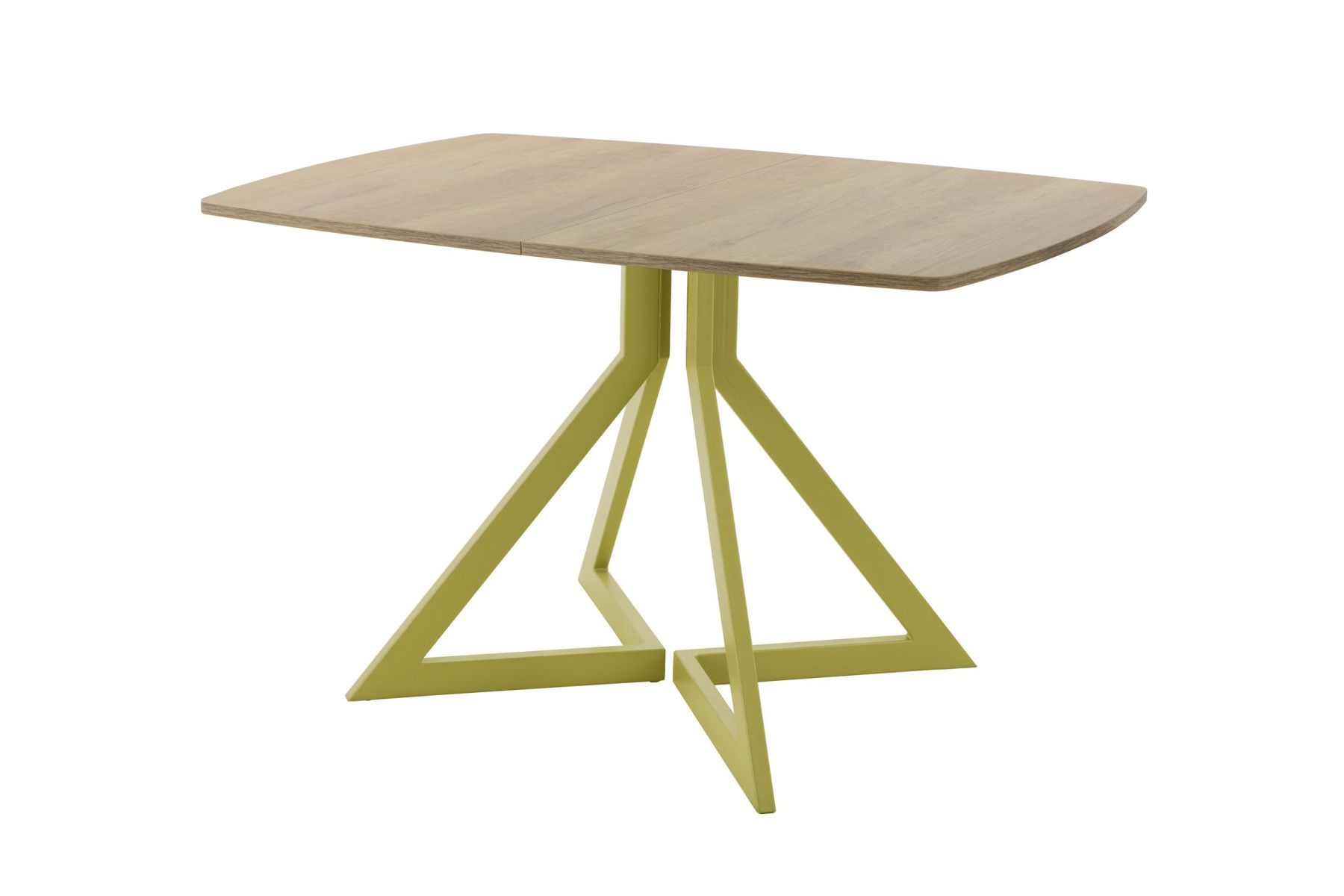 Обеденный стол AMC Elite (серии SLIM) / E20(1200) D6 (золото/Дуб Небраска Натуральный)