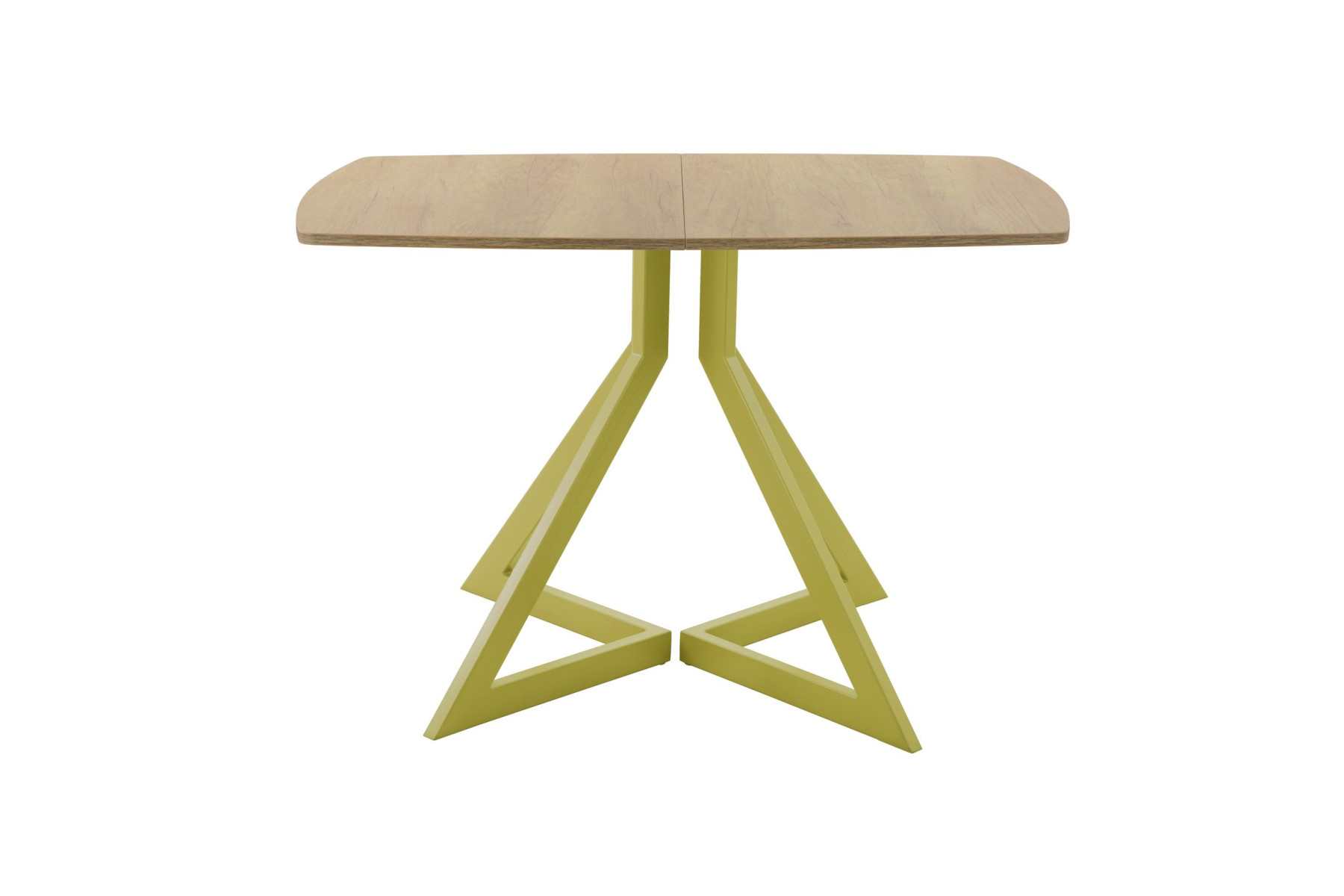 Обеденный стол AMC Elite (серии SLIM) / E20(1200) D6 (золото/Дуб Небраска Натуральный)