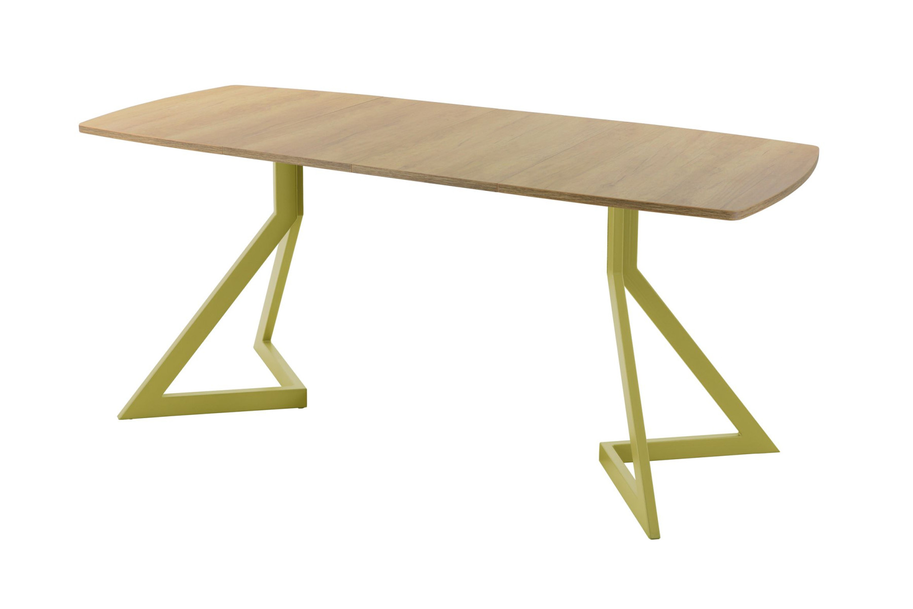 Обеденный стол AMC Elite (серии SLIM) / E20(1200) D6 (золото/Дуб Небраска Натуральный)