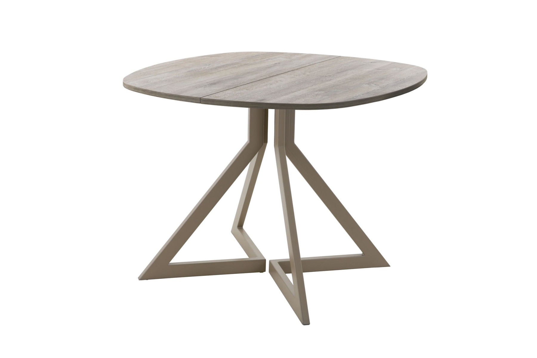 Обеденный стол AMC Elite (серии SLIM) / E20(800) D7 (капучино/Дуб Уайт-Ривер песочно-бежевый)