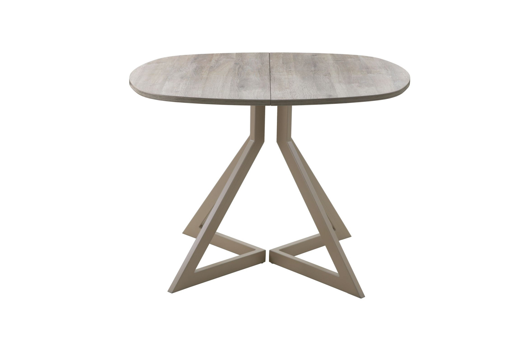 Обеденный стол AMC Elite (серии SLIM) / E20(800) D7 (капучино/Дуб Уайт-Ривер песочно-бежевый)