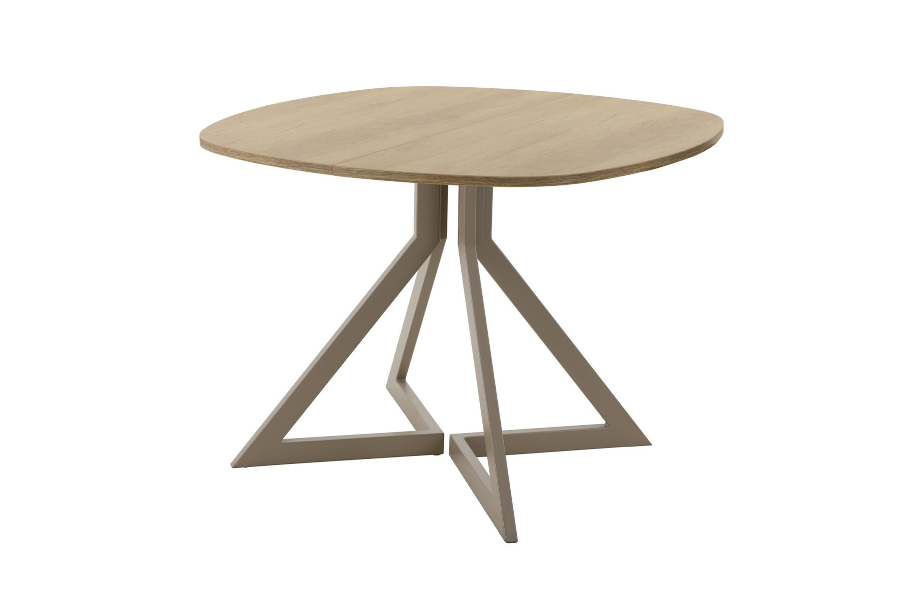 Обеденный стол AMC Elite (серии SLIM) / E20(800) D7 (капучино/Дуб Небраска Натуральный)