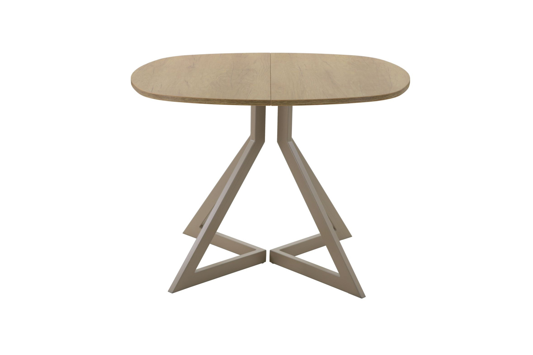 Обеденный стол AMC Elite (серии SLIM) / E20(800) D7 (капучино/Дуб Небраска Натуральный)