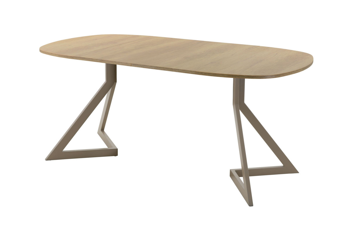 Обеденный стол AMC Elite (серии SLIM) / E20(800) D7 (капучино/Дуб Небраска Натуральный)