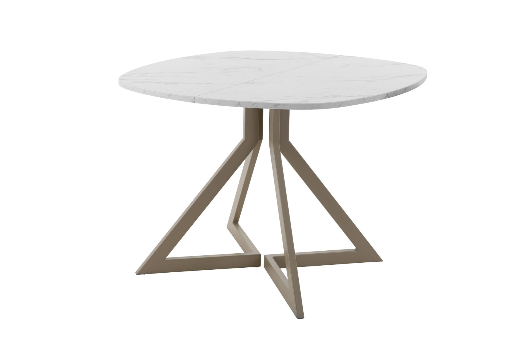 Обеденный стол AMC Elite (серии SLIM) / E20(900) D7 (капучино/Мрамор Кристалл)