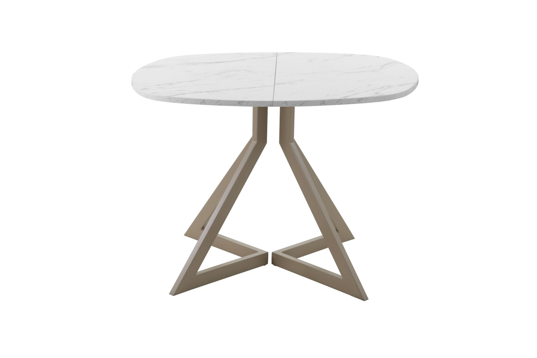 Обеденный стол AMC Elite (серии SLIM) / E20(900) D7 (капучино/Мрамор Кристалл)