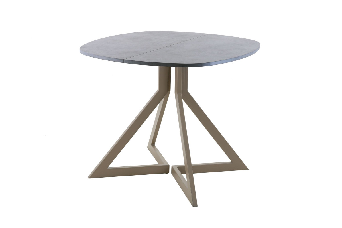 Обеденный стол AMC Elite (серии SLIM) / E20(900) D7 (капучино/Бетон Чикаго светло-серый)