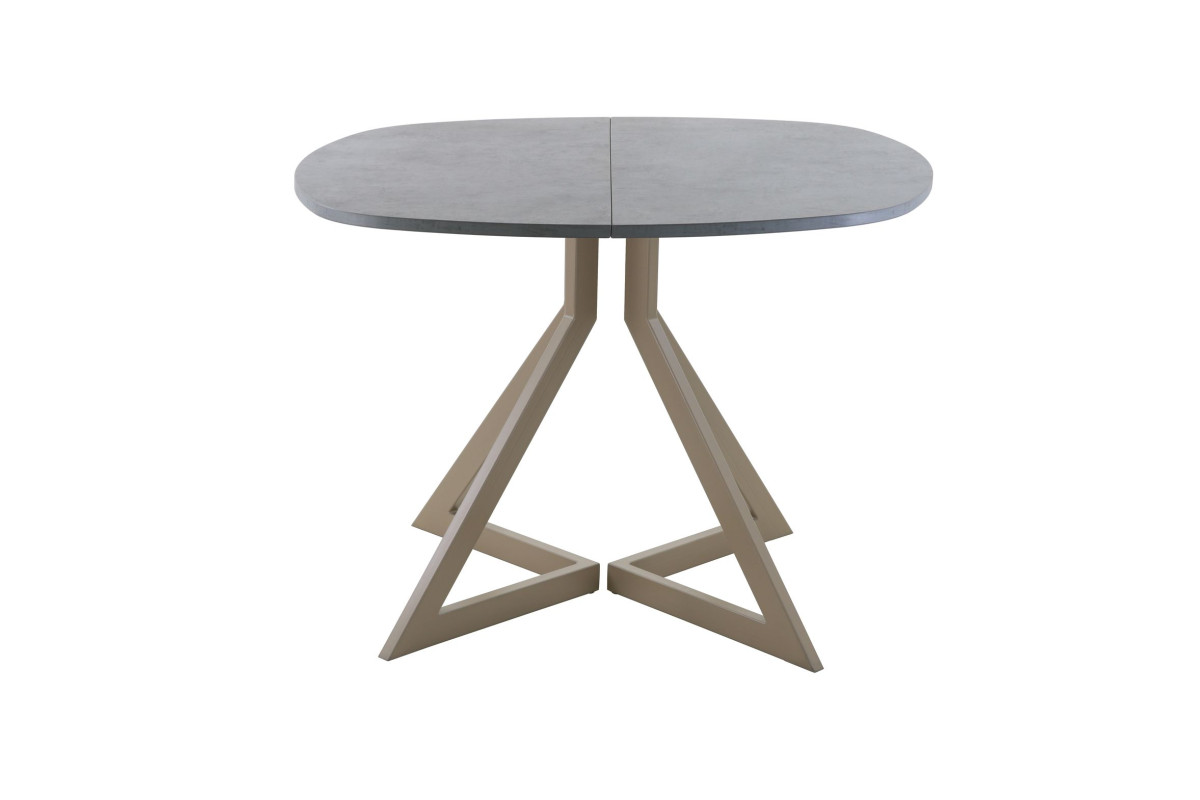 Обеденный стол AMC Elite (серии SLIM) / E20(900) D7 (капучино/Бетон Чикаго светло-серый)