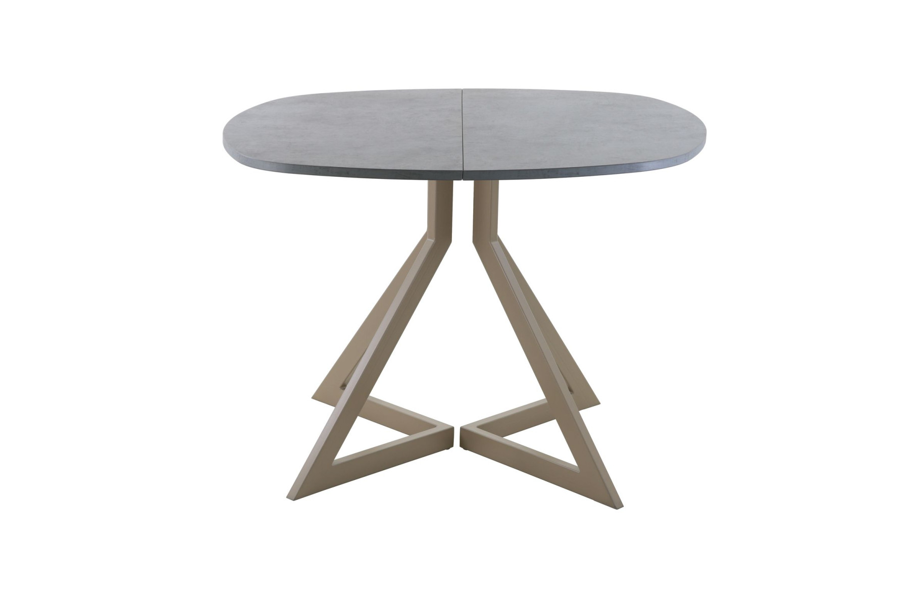 Обеденный стол AMC Elite (серии SLIM) / E20(900) D7 (капучино/Бетон Чикаго светло-серый)