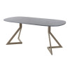 Обеденный стол AMC Elite (серии SLIM) / E20(900) D7 (капучино/Бетон Чикаго светло-серый)