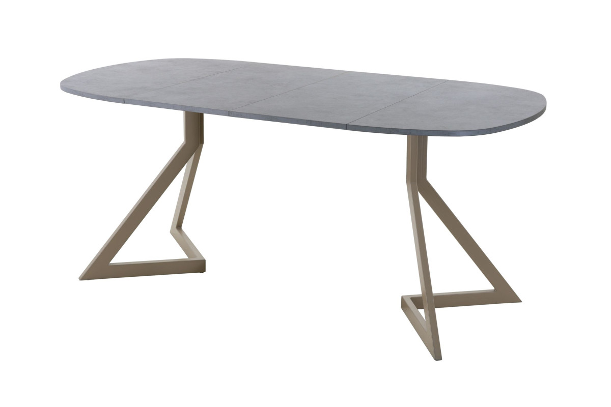 Обеденный стол AMC Elite (серии SLIM) / E20(900) D7 (капучино/Бетон Чикаго светло-серый)