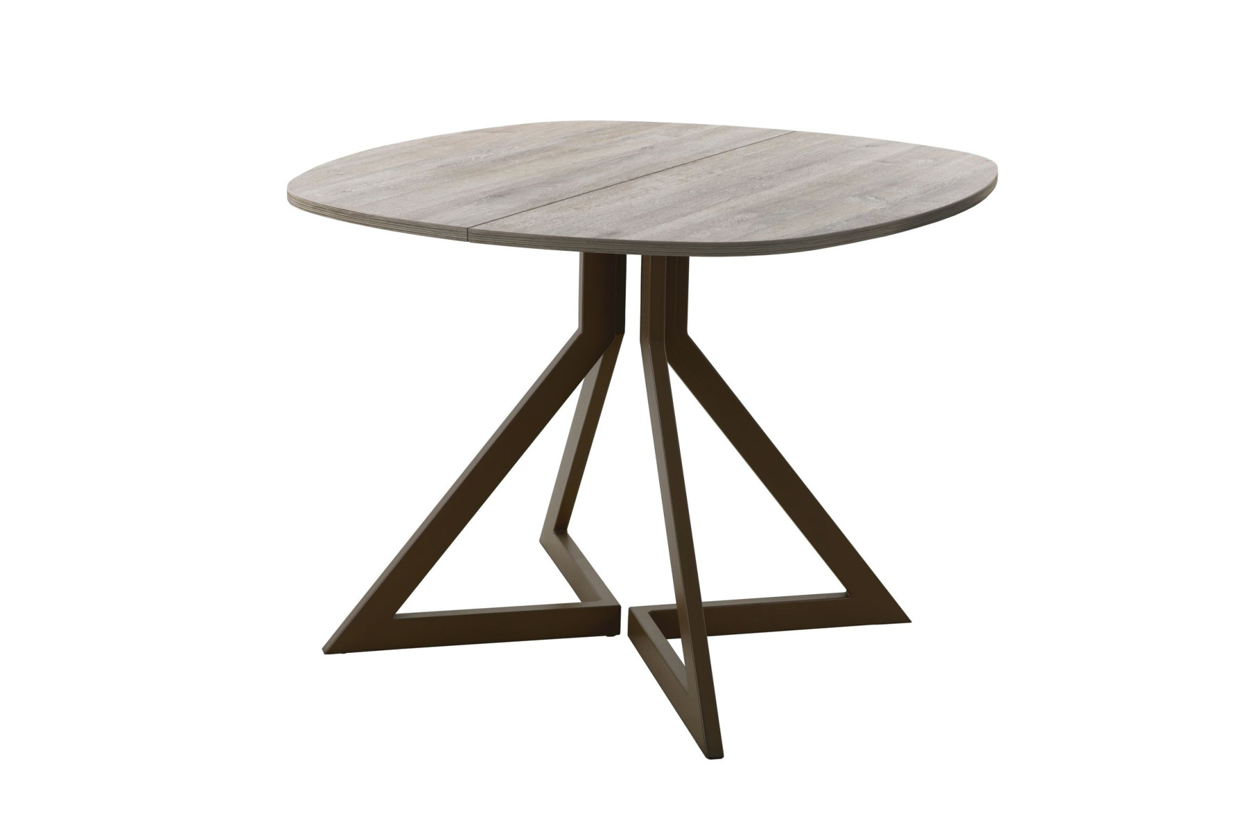 Обеденный стол AMC Elite (серии SLIM) / E20(900) D7 (коричневый/Дуб Уайт-Ривер песочно-бежевый)