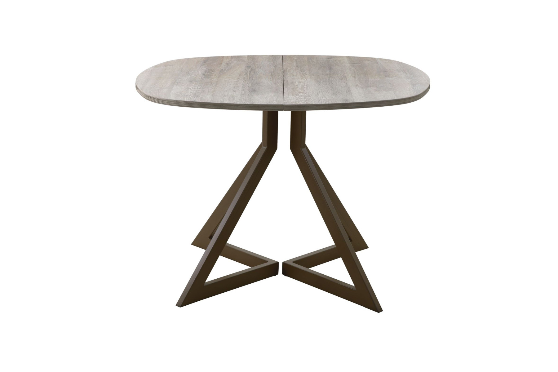 Обеденный стол AMC Elite (серии SLIM) / E20(900) D7 (коричневый/Дуб Уайт-Ривер песочно-бежевый)