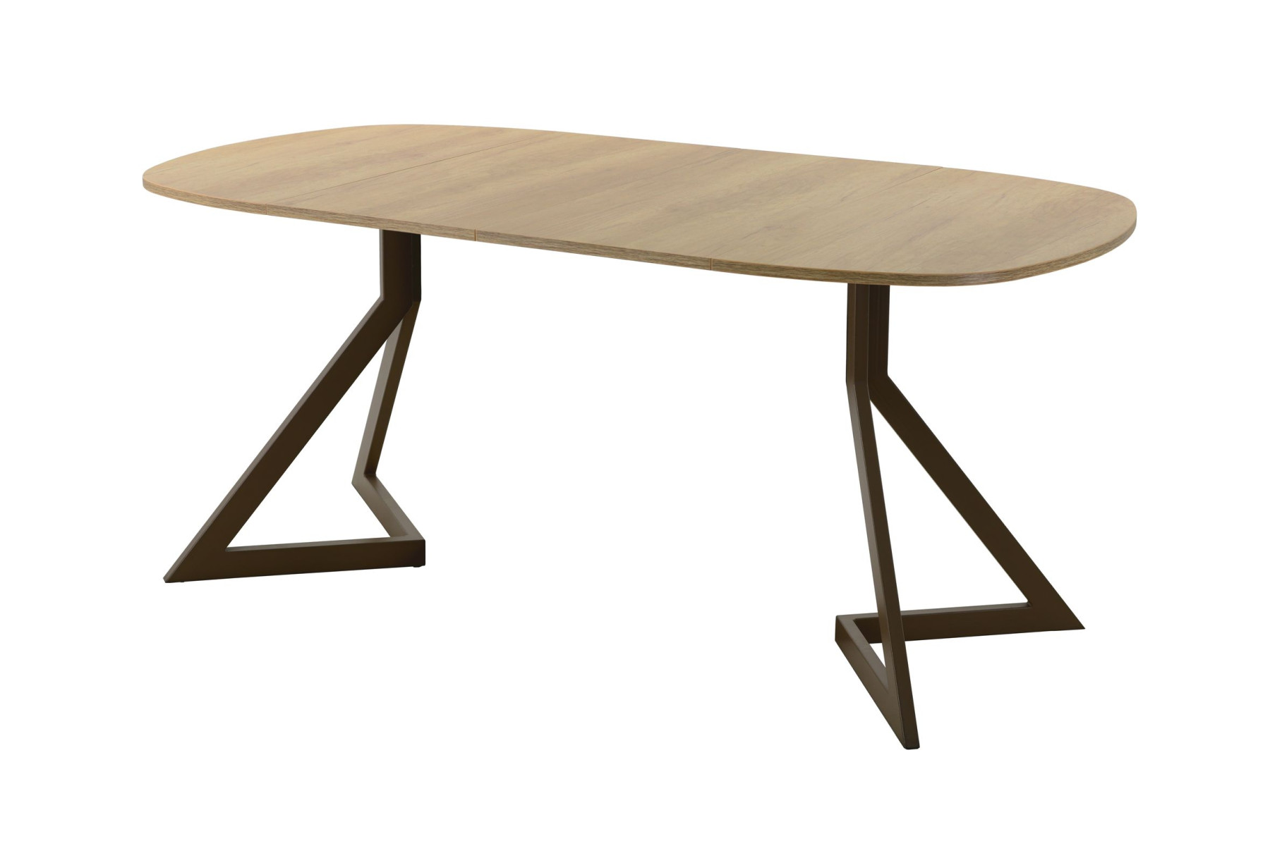 Обеденный стол AMC Elite (серии SLIM) / E20(900) D7 (коричневый/Дуб Небраска Натуральный)