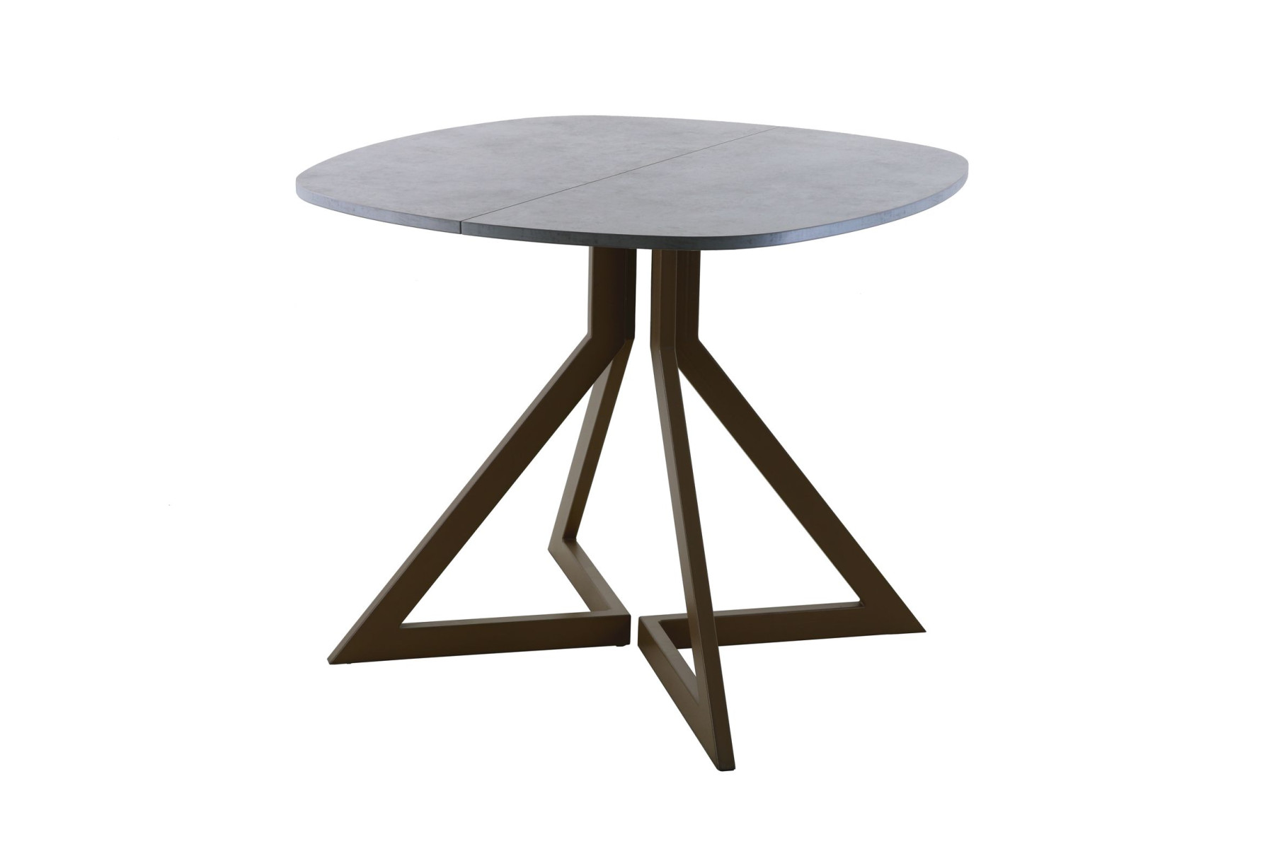 Обеденный стол AMC Elite (серии SLIM) / E20(900) D7 (коричневый/Бетон Чикаго светло-серый)