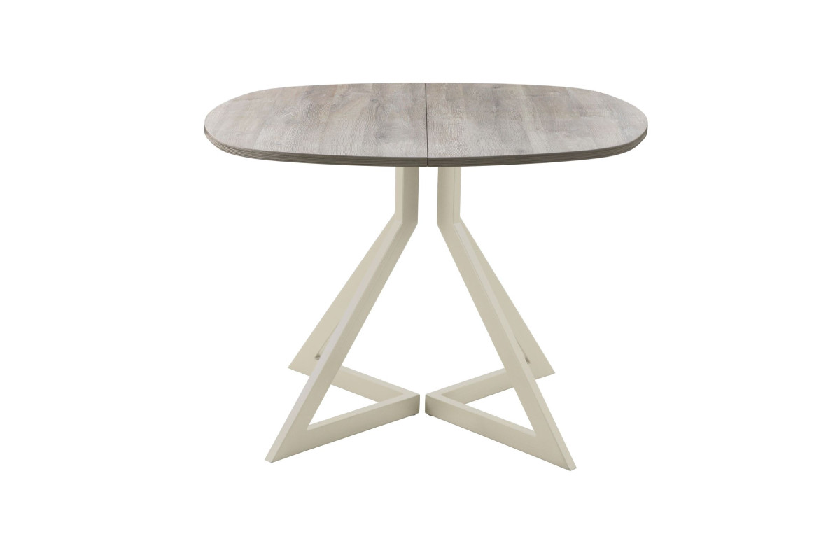 Обеденный стол AMC Elite (серии SLIM) / E20(800) D7 (бежевый/Дуб Уайт-Ривер песочно-бежевый)