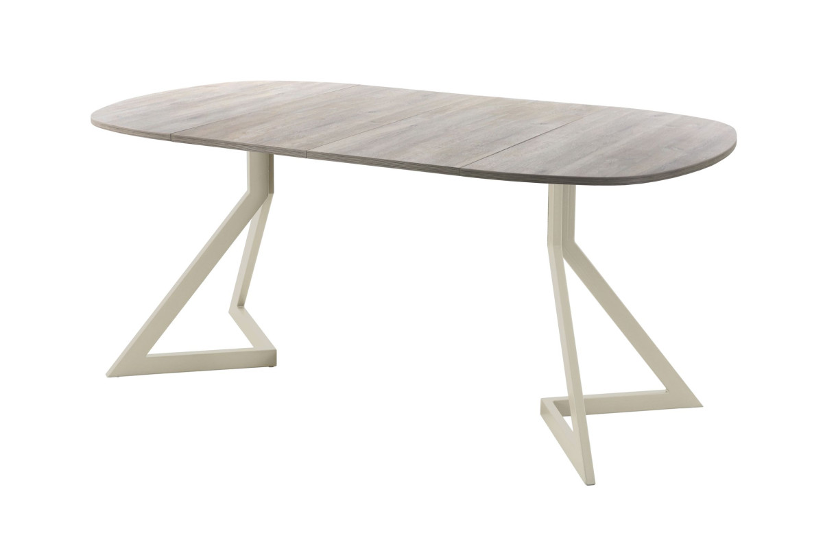 Обеденный стол AMC Elite (серии SLIM) / E20(800) D7 (бежевый/Дуб Уайт-Ривер песочно-бежевый)