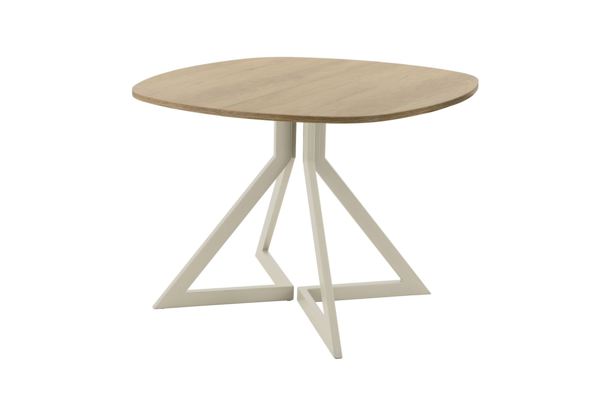 Обеденный стол AMC Elite (серии SLIM) / E20(900) D7 (бежевый/Дуб Небраска Натуральный)