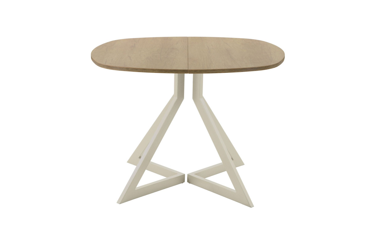 Обеденный стол AMC Elite (серии SLIM) / E20(900) D7 (бежевый/Дуб Небраска Натуральный)