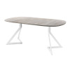Обеденный стол AMC Elite (серии SLIM) / E20(800) D7 (белый/Дуб Уайт-Ривер песочно-бежевый)