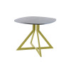 Обеденный стол AMC Elite (серии SLIM) / E20(900) D7 (золото/Бетон Чикаго светло-серый)