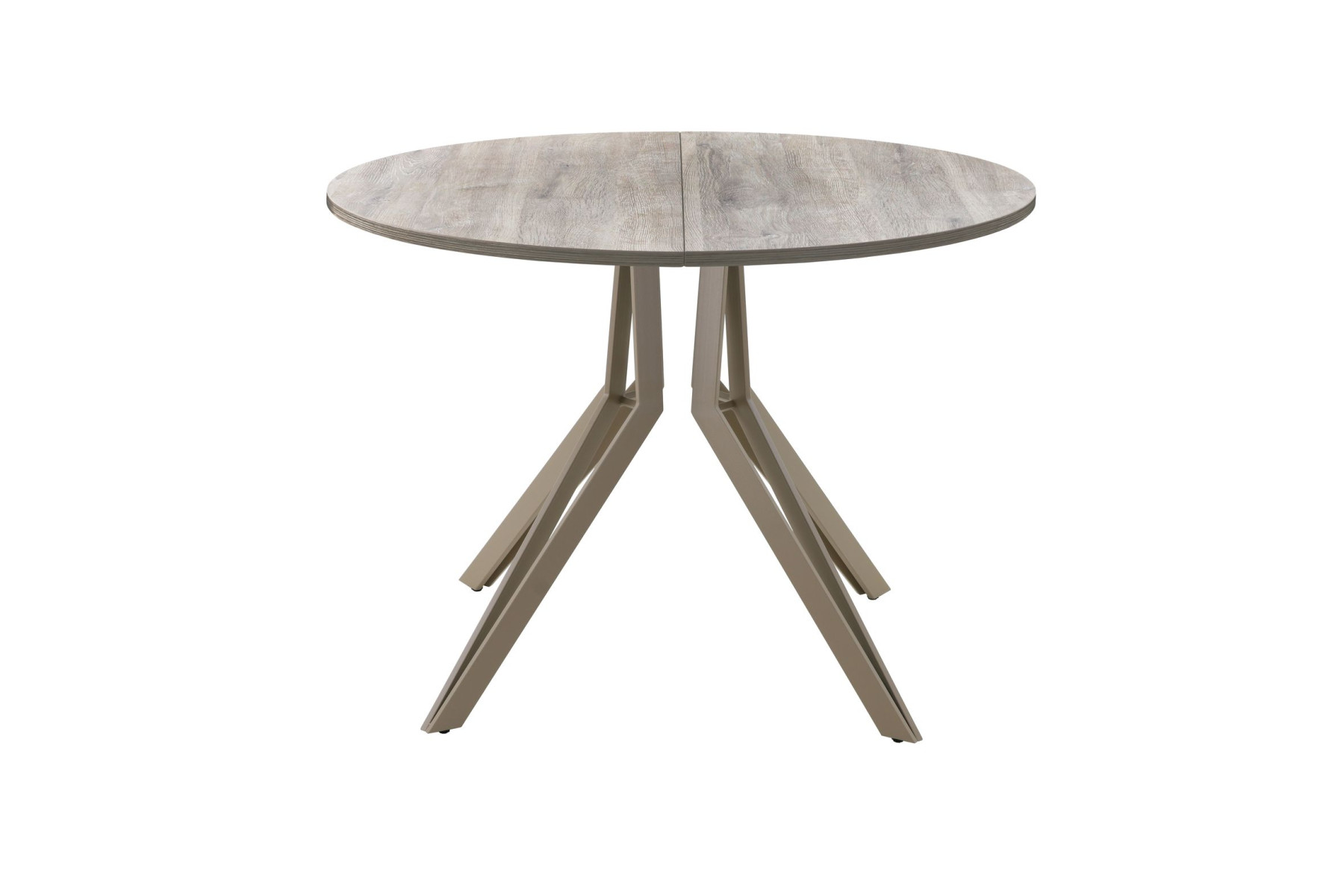 Обеденный стол AMC Elite (серии SLIM) / E21(900) D1 (капучино/Дуб Уайт-Ривер песочно-бежевый)