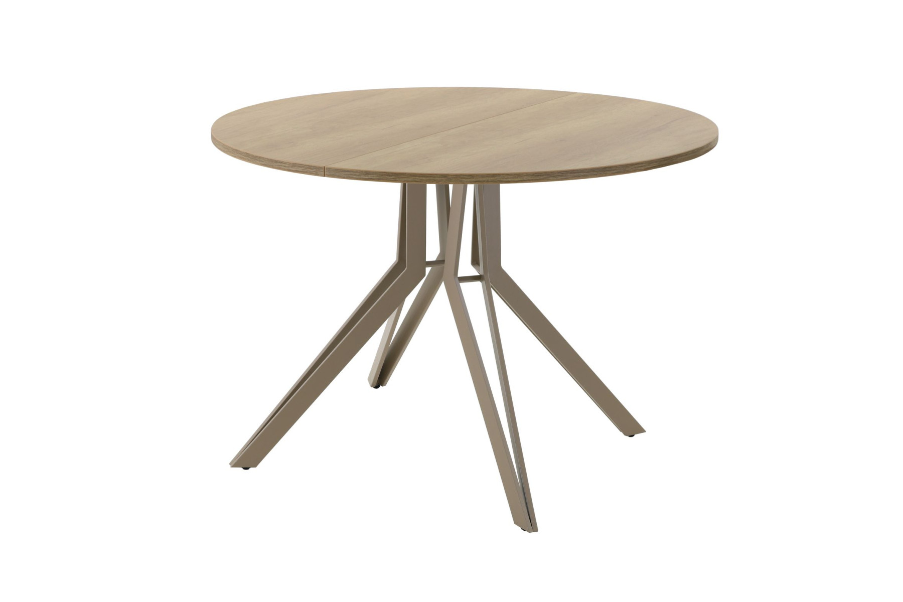 Обеденный стол AMC Elite (серии SLIM) / E21(800) D1 (капучино/Дуб Небраска Натуральный)