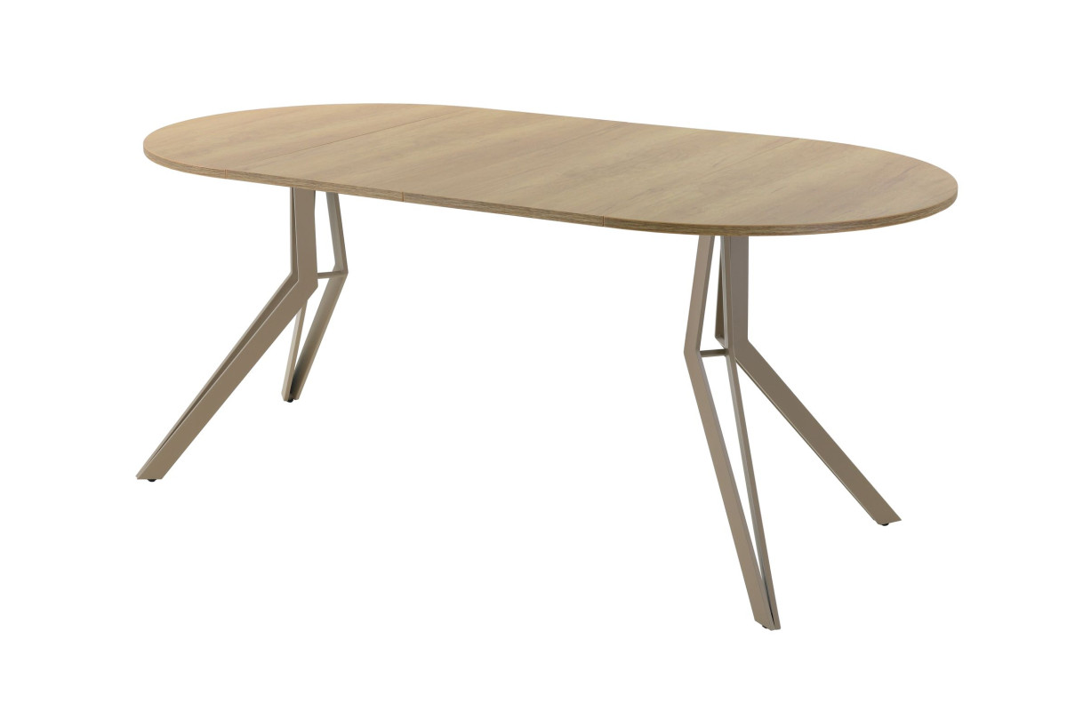 Обеденный стол AMC Elite (серии SLIM) / E21(900) D1 (капучино/Дуб Небраска Натуральный)