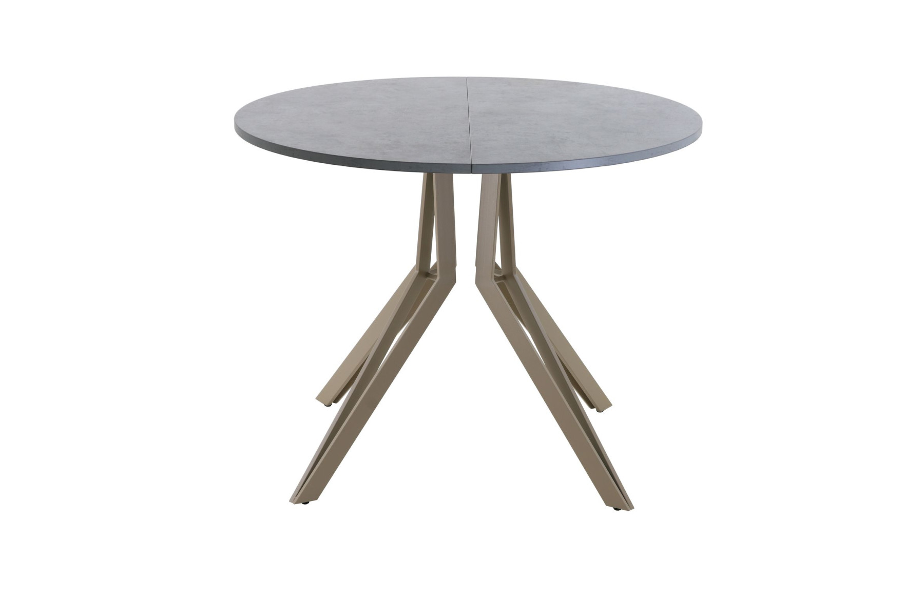 Обеденный стол AMC Elite (серии SLIM) / E21(800) D1 (капучино/Бетон Чикаго светло-серый)