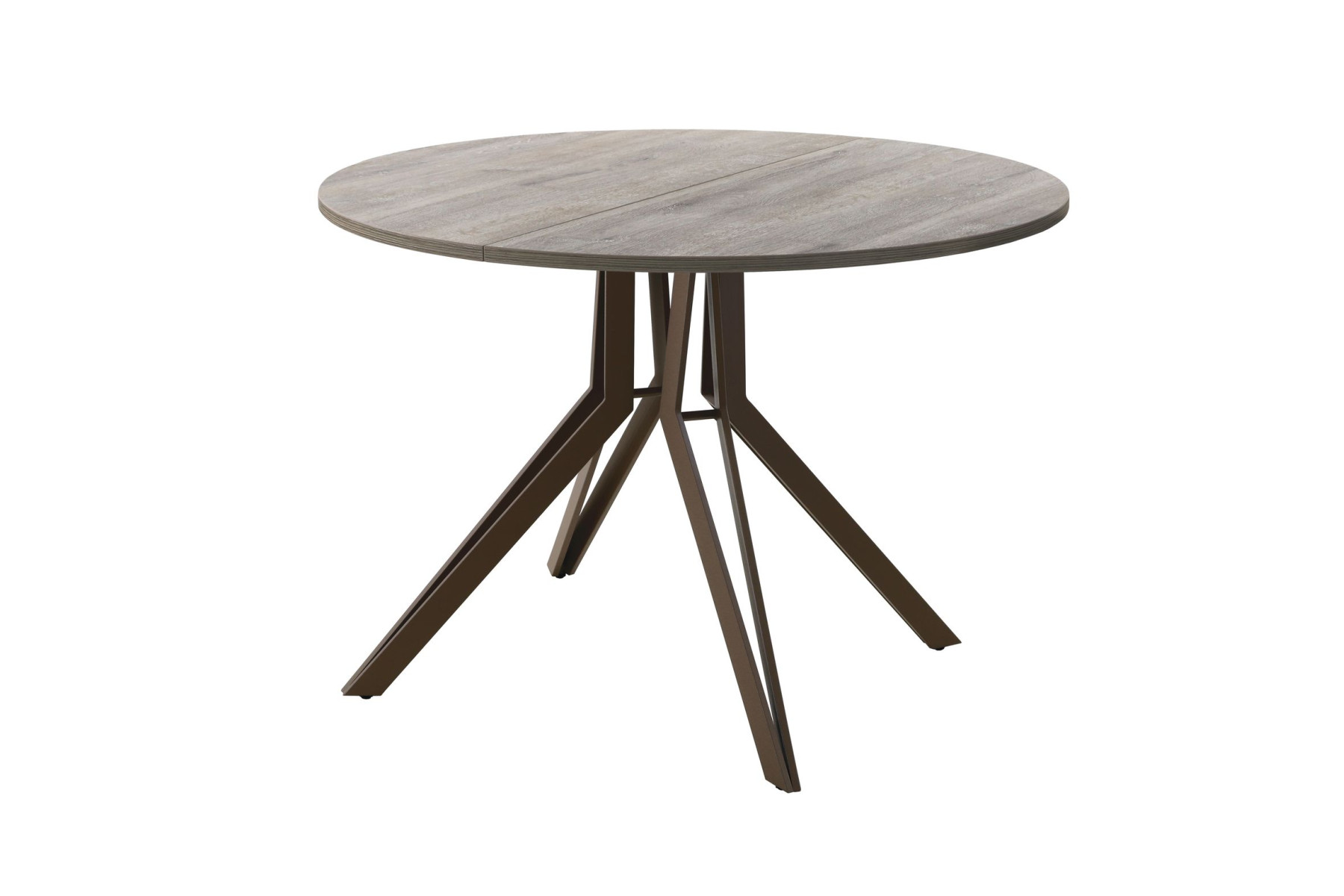 Обеденный стол AMC Elite (серии SLIM) / E21(900) D1 (коричневый/Дуб Уайт-Ривер песочно-бежевый)