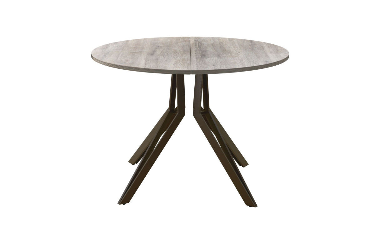 Обеденный стол AMC Elite (серии SLIM) / E21(900) D1 (коричневый/Дуб Уайт-Ривер песочно-бежевый)