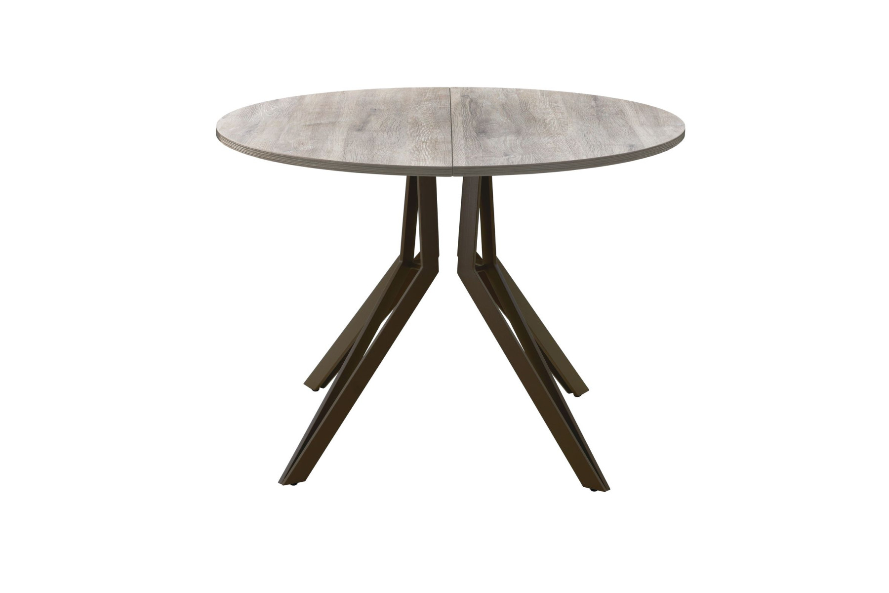 Обеденный стол AMC Elite (серии SLIM) / E21(900) D1 (коричневый/Дуб Уайт-Ривер песочно-бежевый)