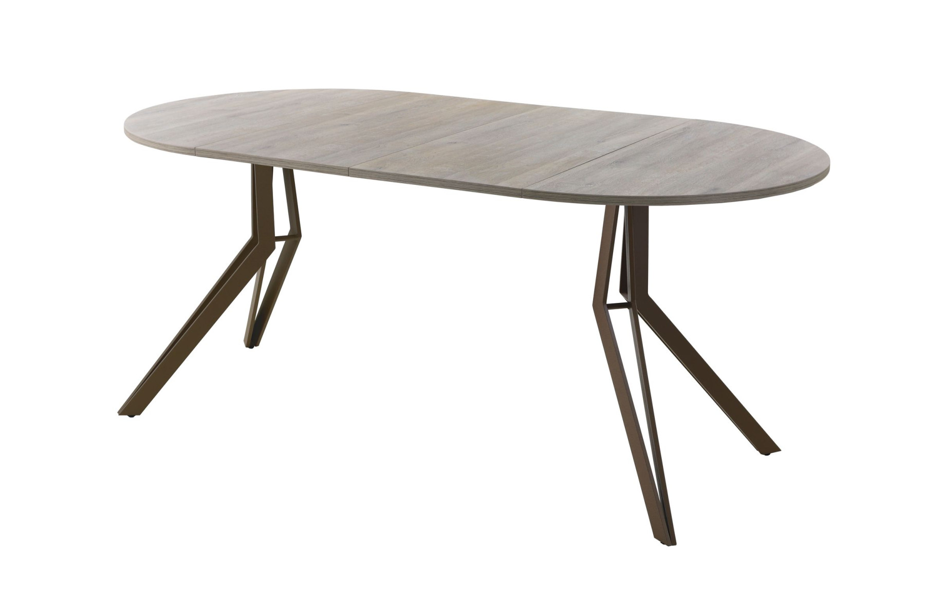 Обеденный стол AMC Elite (серии SLIM) / E21(900) D1 (коричневый/Дуб Уайт-Ривер песочно-бежевый)