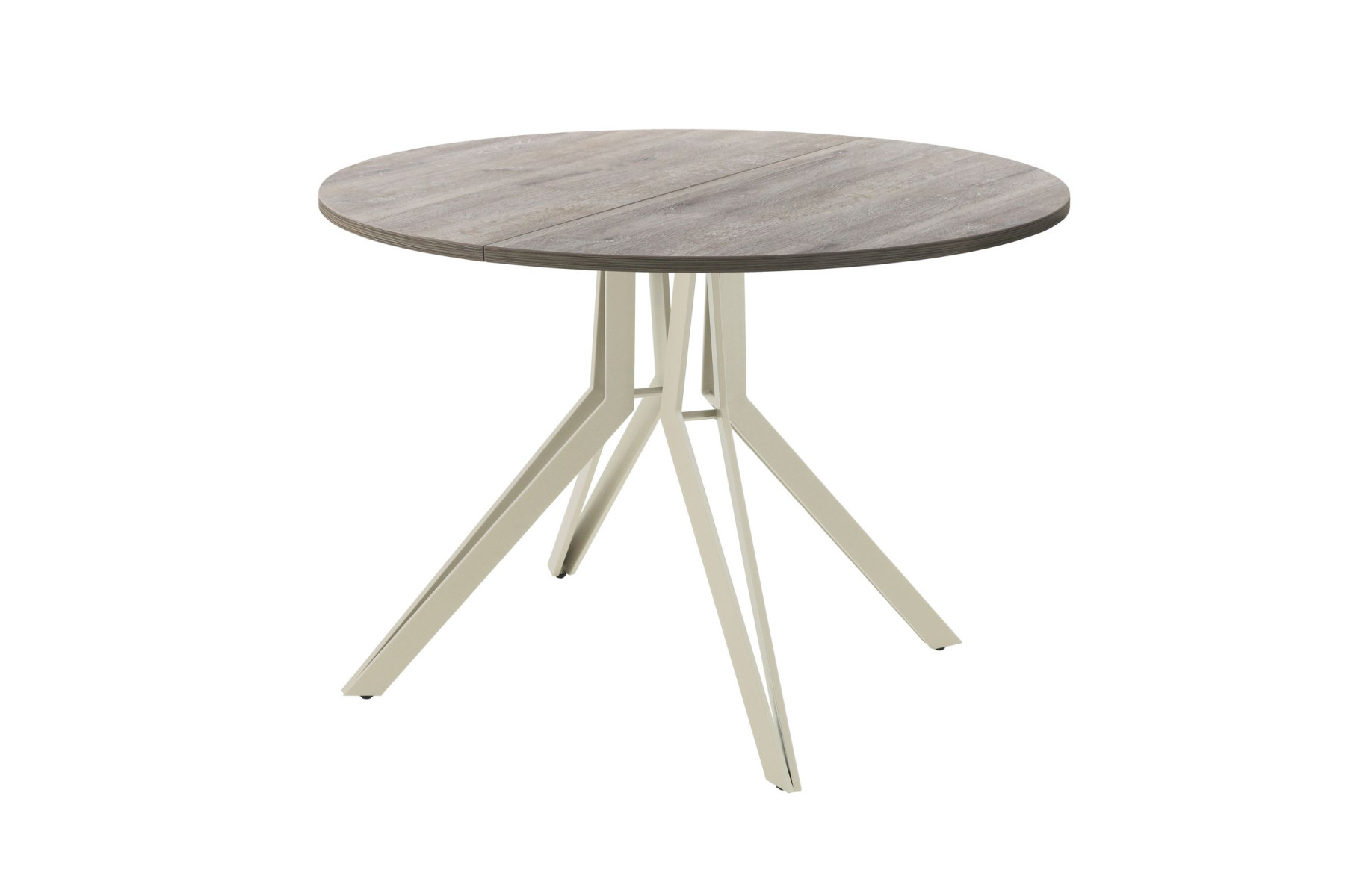 Обеденный стол AMC Elite (серии SLIM) / E21(800) D1 (бежевый/Дуб Уайт-Ривер песочно-бежевый)