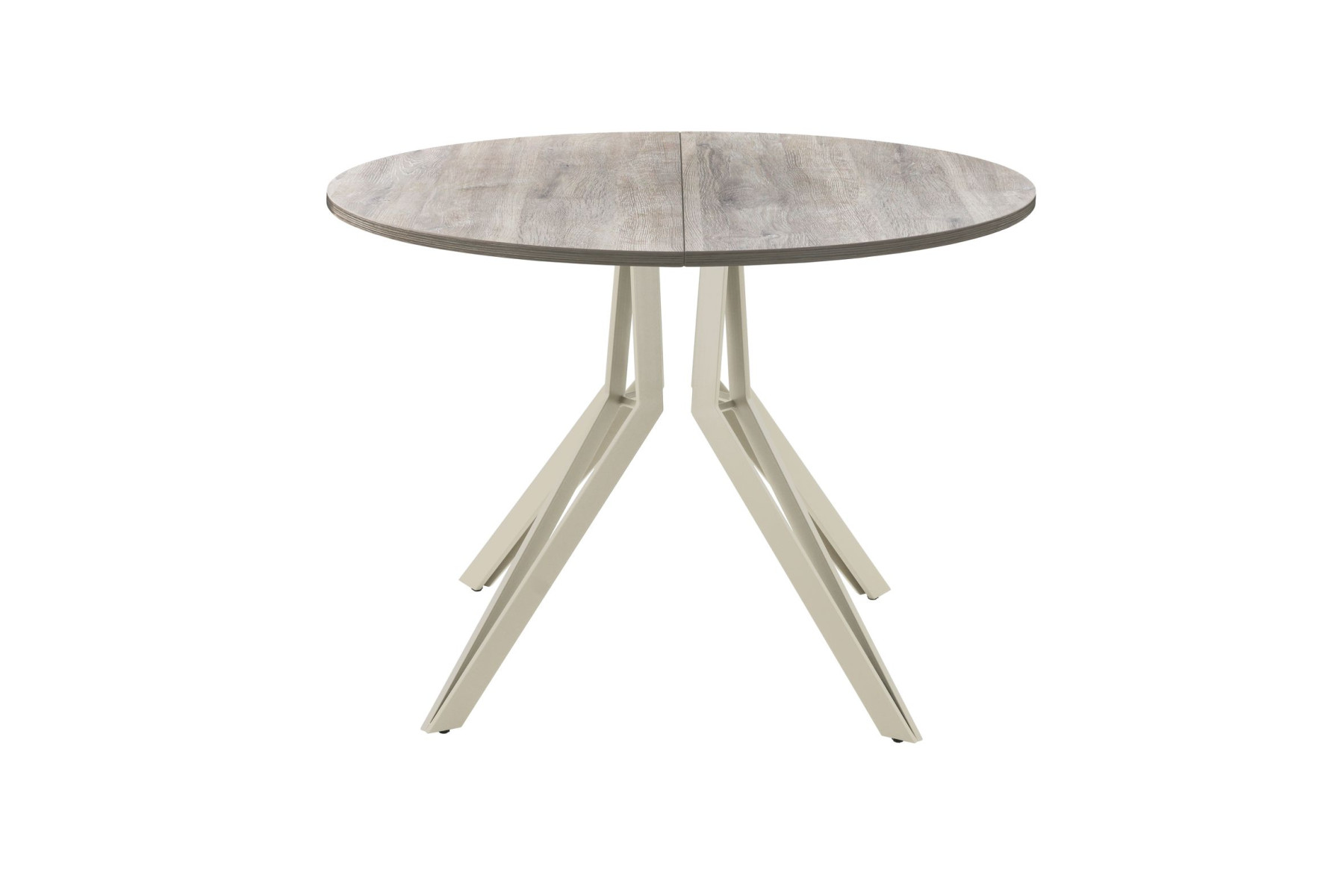 Обеденный стол AMC Elite (серии SLIM) / E21(800) D1 (бежевый/Дуб Уайт-Ривер песочно-бежевый)