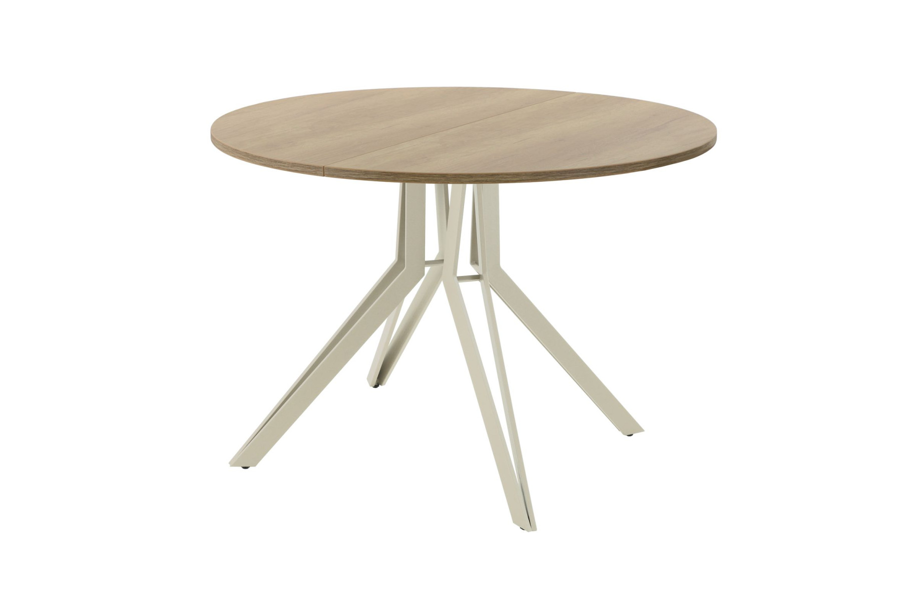 Обеденный стол AMC Elite (серии SLIM) / E21(900) D1 (бежевый/Дуб Небраска Натуральный)