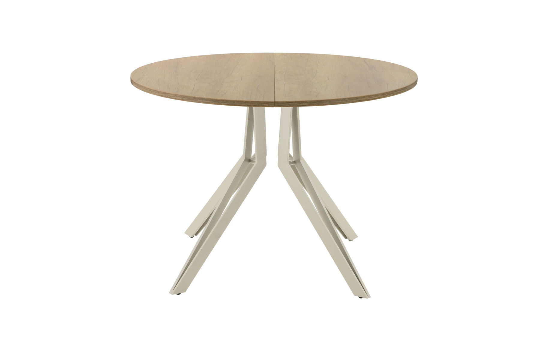 Обеденный стол AMC Elite (серии SLIM) / E21(900) D1 (бежевый/Дуб Небраска Натуральный)