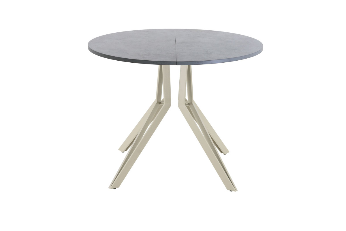 Обеденный стол AMC Elite (серии SLIM) / E21(900) D1 (бежевый/Бетон Чикаго светло-серый)