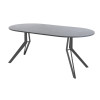 Обеденный стол AMC Elite (серии SLIM) / E21(800) D1 (графит/Бетон Чикаго светло-серый)