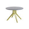 Обеденный стол AMC Elite (серии SLIM) / E21(900) D1 (золото/Бетон Чикаго светло-серый)